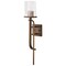 Nuvo Terrace 1-Light Wall Sconce Natural Brass Crackel Glass 60/7749 - alternate 1